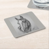 Mooie gember kartonnen onderzetters (Schuin)