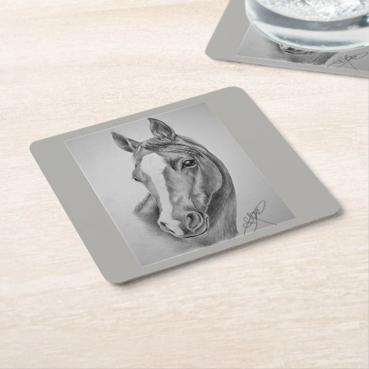 Mooie gember kartonnen onderzetters (Schuin)