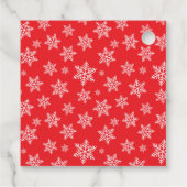 Mooie Gemberhuis Winter Kerstmis Bedankjes Labels (Achterkant)