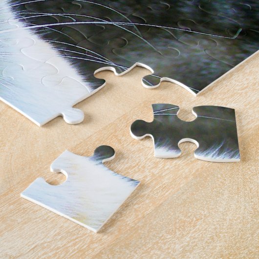 Mooie gemberkat legpuzzel (Zijkant)