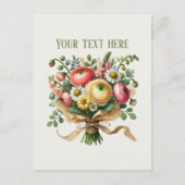 Mooie gemengde bloemen aanpasbaar briefkaart (Voorkant)