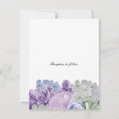 Mooie gemengde Florals Weddenschap Kaart (Achterkant)