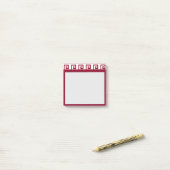 Mooie geometrische design header post-it® notes (Op bureau)