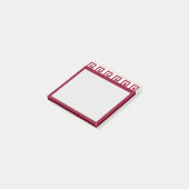 Mooie geometrische design header post-it® notes (Schuin)