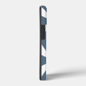 Mooie geometrische patroon aangepaste naam wit & b Case-Mate iPhone case (Achterkant / Rechts)