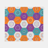 Mooie geometrische patroon fleece deken (Voorkant (Horizontaal))