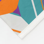 Mooie geometrische patroon fleece deken (Hoek)