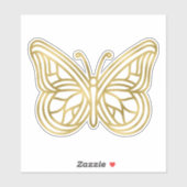 Mooie geometrische vlinder sticker (Vel)