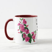 Mooie Gepersonaliseerd Floral Magic Specialty Mok (Links)