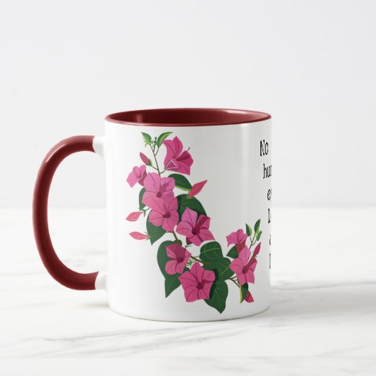 Mooie Gepersonaliseerd Floral Magic Specialty Mok (Links)