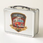 Mooie gepersonaliseerde brandweer badge gepersonal (Achterkant)