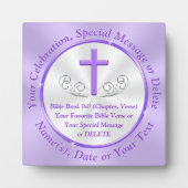 Mooie gepersonaliseerde, Christelijke cadeaus voor Fotoplaat (Voorkant)