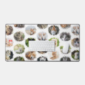 Mooie gepersonaliseerde collage met 24 foto's bureaumat (Keyboard & Muis)
