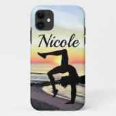 MOOIE GEPERSONALISEERDE GYMNASTIEK Case-Mate iPhone CASE (Achterkant)