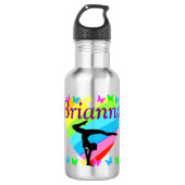 MOOIE GEPERSONALISEERDE GYMNASTIEK HART WATER FLES (Voorkant)