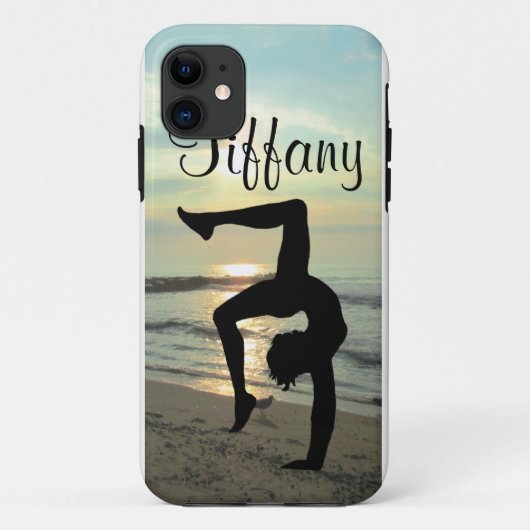 MOOIE GEPERSONALISEERDE GYMNASTIEK IPHONE CASE (Achterkant)