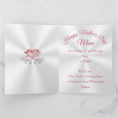 Mooie gepersonaliseerde moedersdagkaarten, grote k kaart (Binnen)