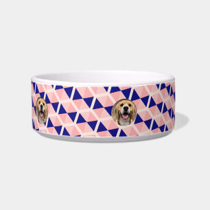 Mooie gepersonaliseerde naam monogram hondenkom voerbakje