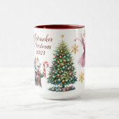 Mooie gepersonaliseerde Notenkraker sublimatie Mok (Midden)