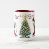 Mooie gepersonaliseerde Notenkraker sublimatie Mok (Midden)