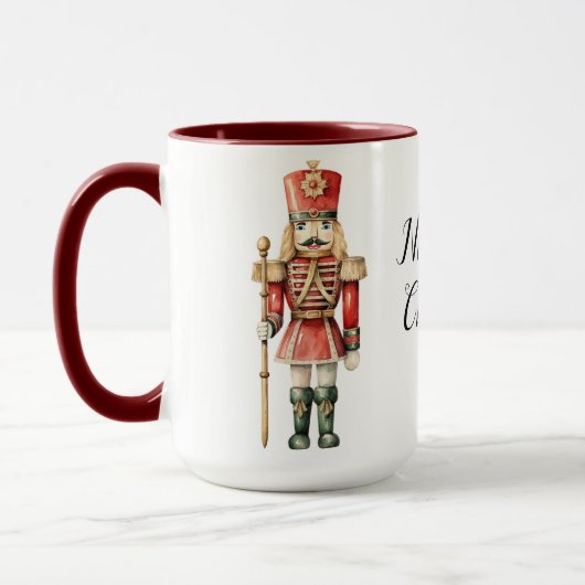 Mooie gepersonaliseerde Notenkraker sublimatie Mok (Links)