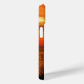 Mooie gepersonaliseerde strand bij zonsondergang l Case-Mate iPhone case (Achterkant / Rechts)