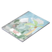 Mooie gepersonaliseerde Triceratops dinosaurus age Notitieboek (Linkerzijde)