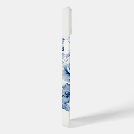 Mooie gepersonaliseerde Waterverf blauwe Rozen Case-Mate iPhone Case (Achterkant / Rechts)