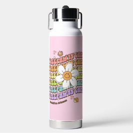 Mooie gepersonaliseerde zomerkamp waterfles