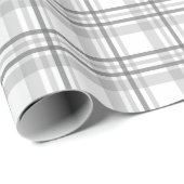 Mooie geruite patroon van grijs wit cadeaupapier (Rol Hoek)