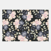 mooie geschilde waterverf bloemen inpakpapier vel (Voorkant 2)