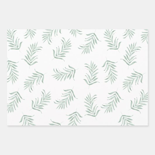 mooie geschilde waterverf zachte bloemen inpakpapier vel (Voorkant 2)