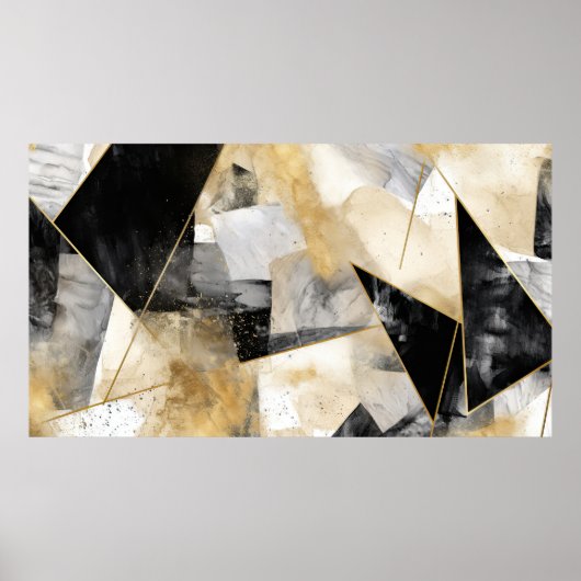 Mooie geschilderde achtergrond poster (Voorkant)