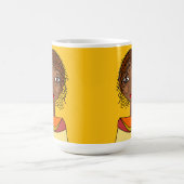 Mooie gestileerde gezicht Mok (Center)