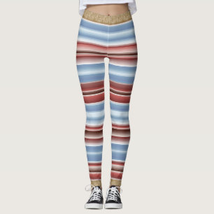 Mooie gestreepte leggings lang