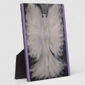 Mooie, gevleugelde Guardian Angel die kunst schild Fotoplaat (Zijkant)