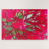 Mooie Geweldige rode bloemen puzzel (Horizontaal)
