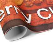 Mooie gezellige kerstbijeenkomst cadeaupapier (Rol Hoek)