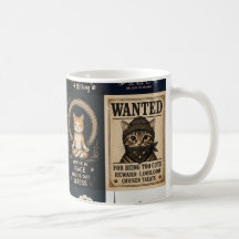 Mooie “Gezochte Kat” Grappige Mok – Cadeau voor Ka