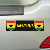 Mooie Ghana-vlag Bumpersticker (Op auto)