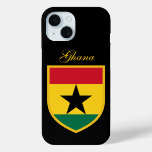 Mooie Ghana-vlag iPhone 15 Case