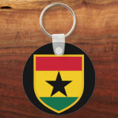 Mooie Ghana-vlag Sleutelhanger (Voorkant)
