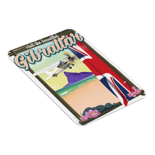 Mooie Gibraltar-reisposter Magneet (Rechterzijde)