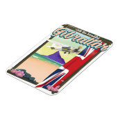 Mooie Gibraltar-reisposter Magneet (Linkerzijde)