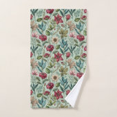 Mooie giftige bloemblaadjes bad handdoek (Handdoek)