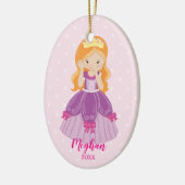 Mooie Ginger Prinses Kerst Ornament (Links)