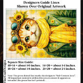 Mooie Ginger Sunflower Steampunk Kat FE6 Decoupage Tissuepapier