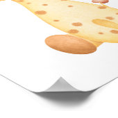 Mooie Giraffe Kinderkamer Poster Kinderkamer Decor (Hoek)