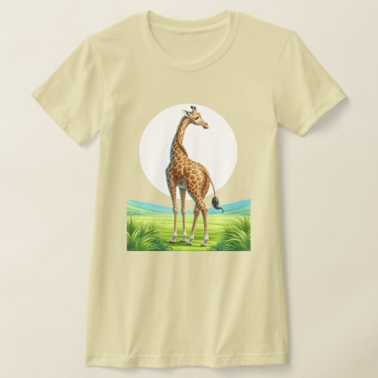 mooie giraffe t-shirt (Laagn)