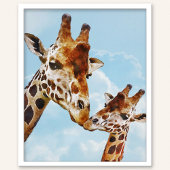 Mooie Giraffen Kinderkamer Poster
